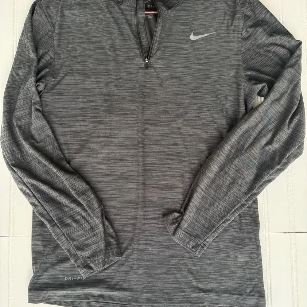 Nike Gray Performance Quarter-Zip